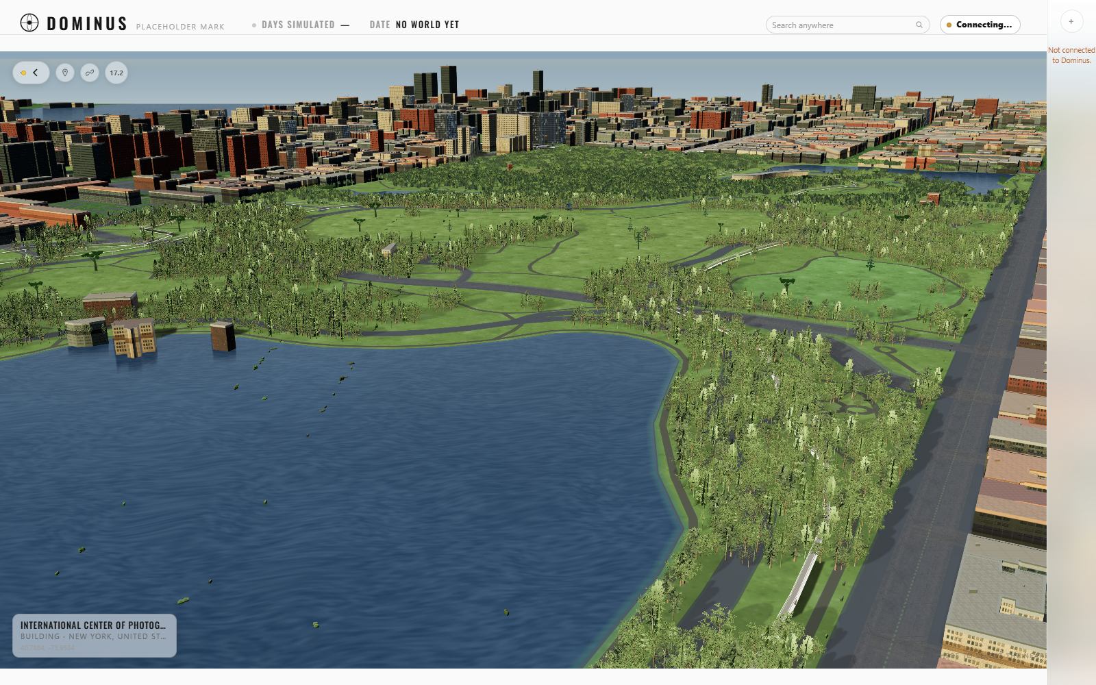 Central Park during the later tree, water, and camera-response work.
