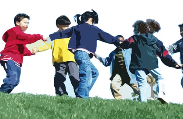 childrenlaying
