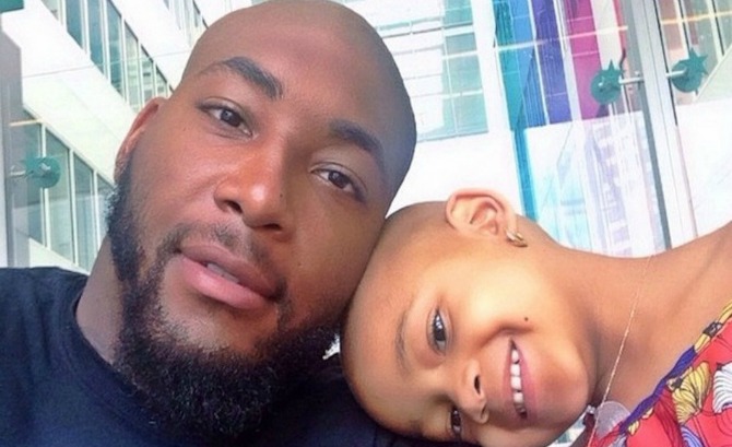 Devon Still-and daughter Leah